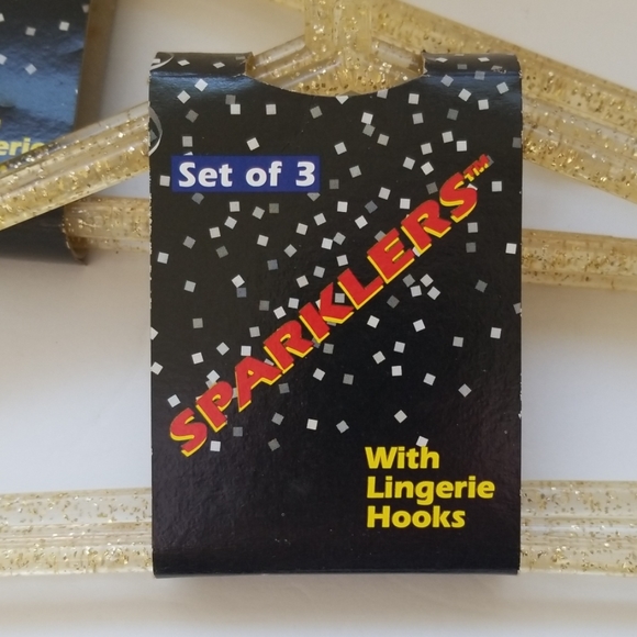 Vintage NOS Sparklers Clothes Hangers Confetti - Picture 2 of 4